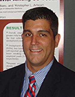 Alberto Caban-Martinez, B.S. ’01, Ph.D. ’11, assistant professor in the Department of Public Health Sciences at the University of Miami Miller School of Medicine.