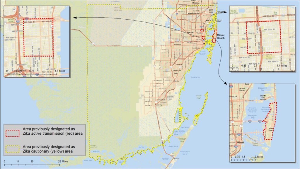 Zika: South Florida Maps